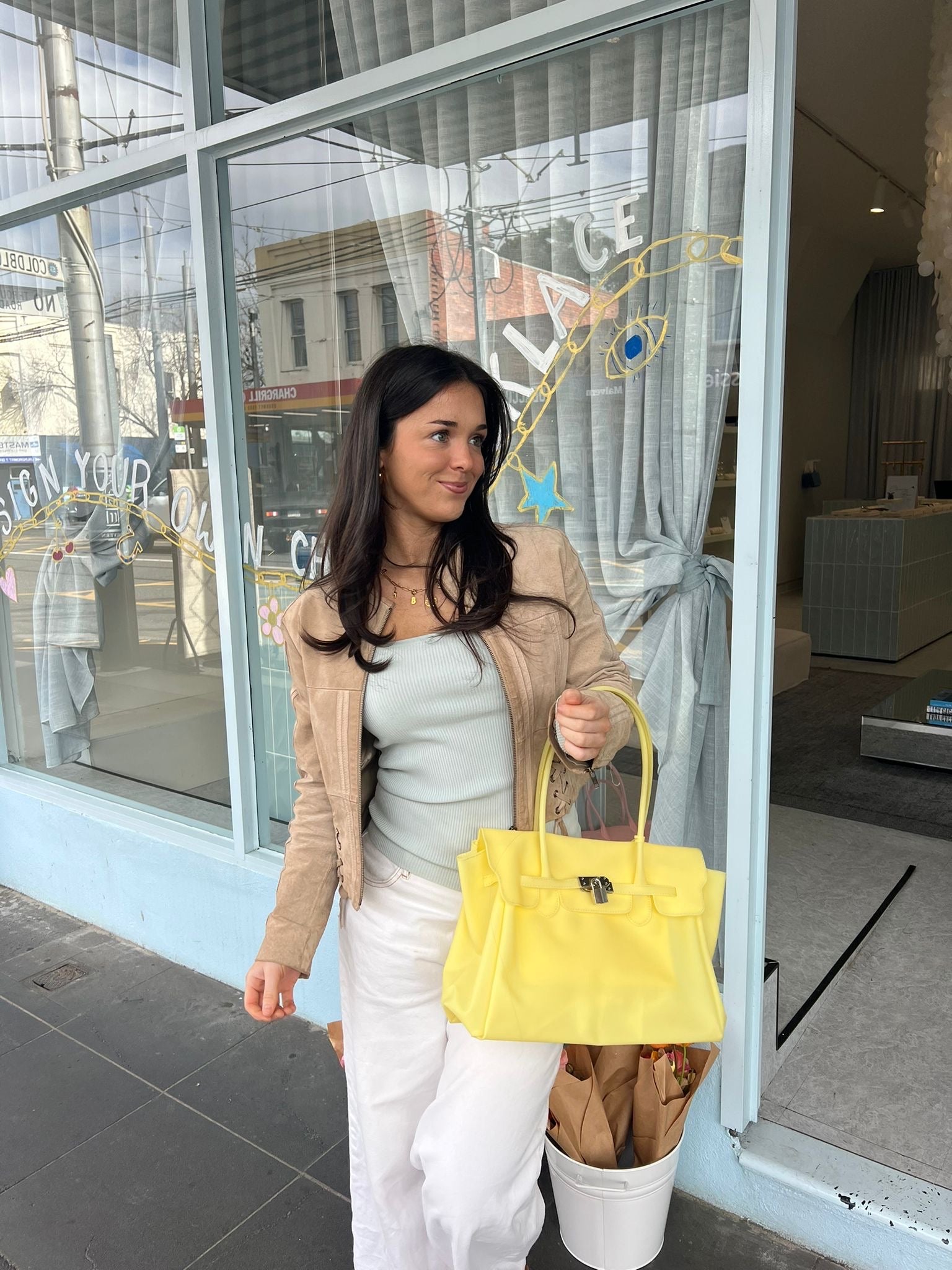 (PREORDER) JELLY SHOULDER BAG | Lemon
