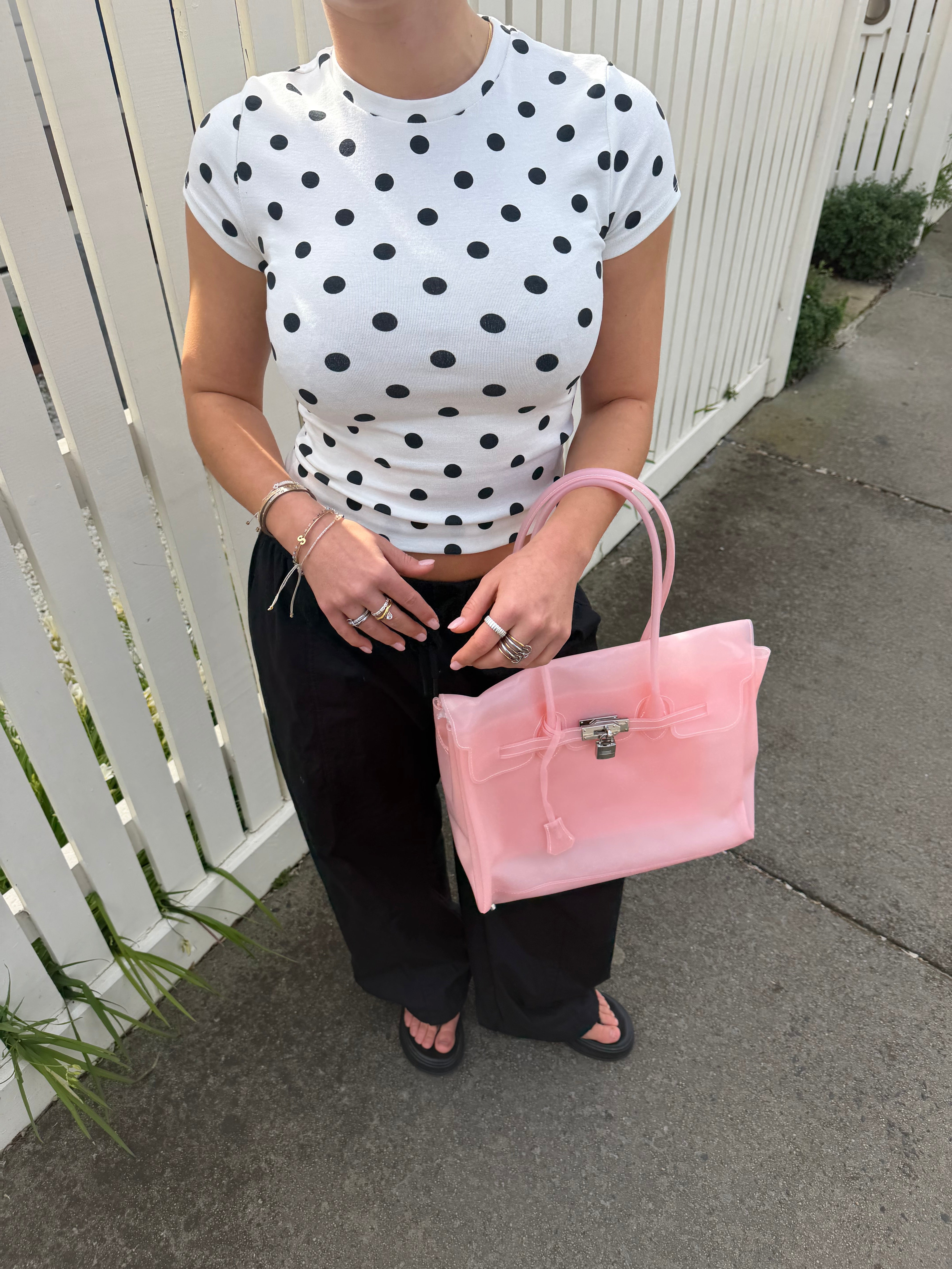 JELLY SHOULDER BAG | Peach