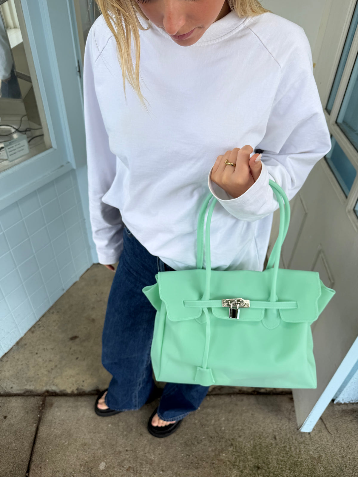 JELLY SHOULDER BAG | Mint