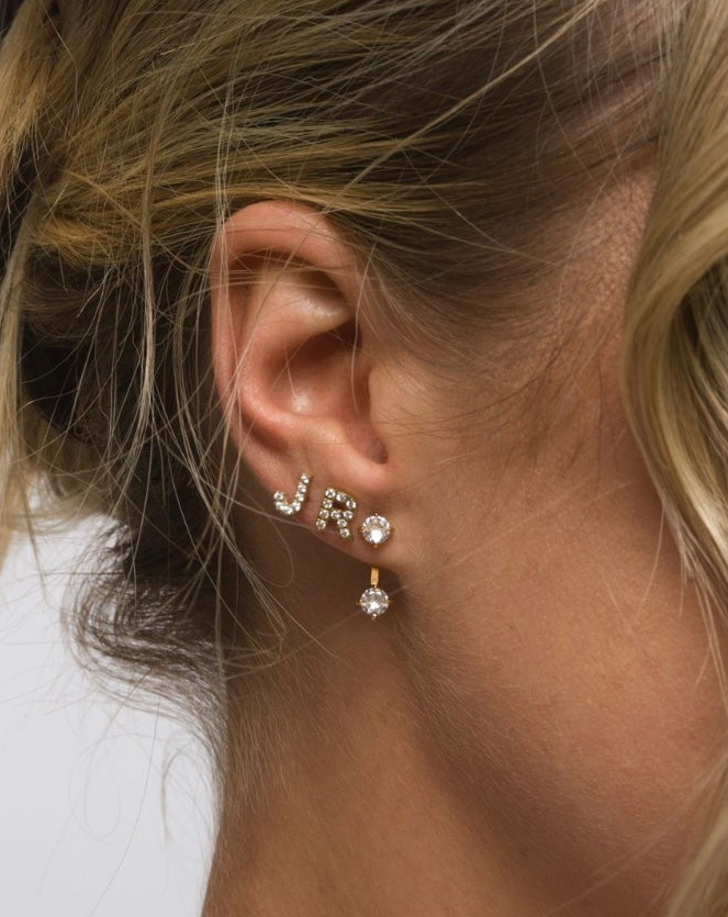 DIAMANTE LAYER STUD | 18k Gold