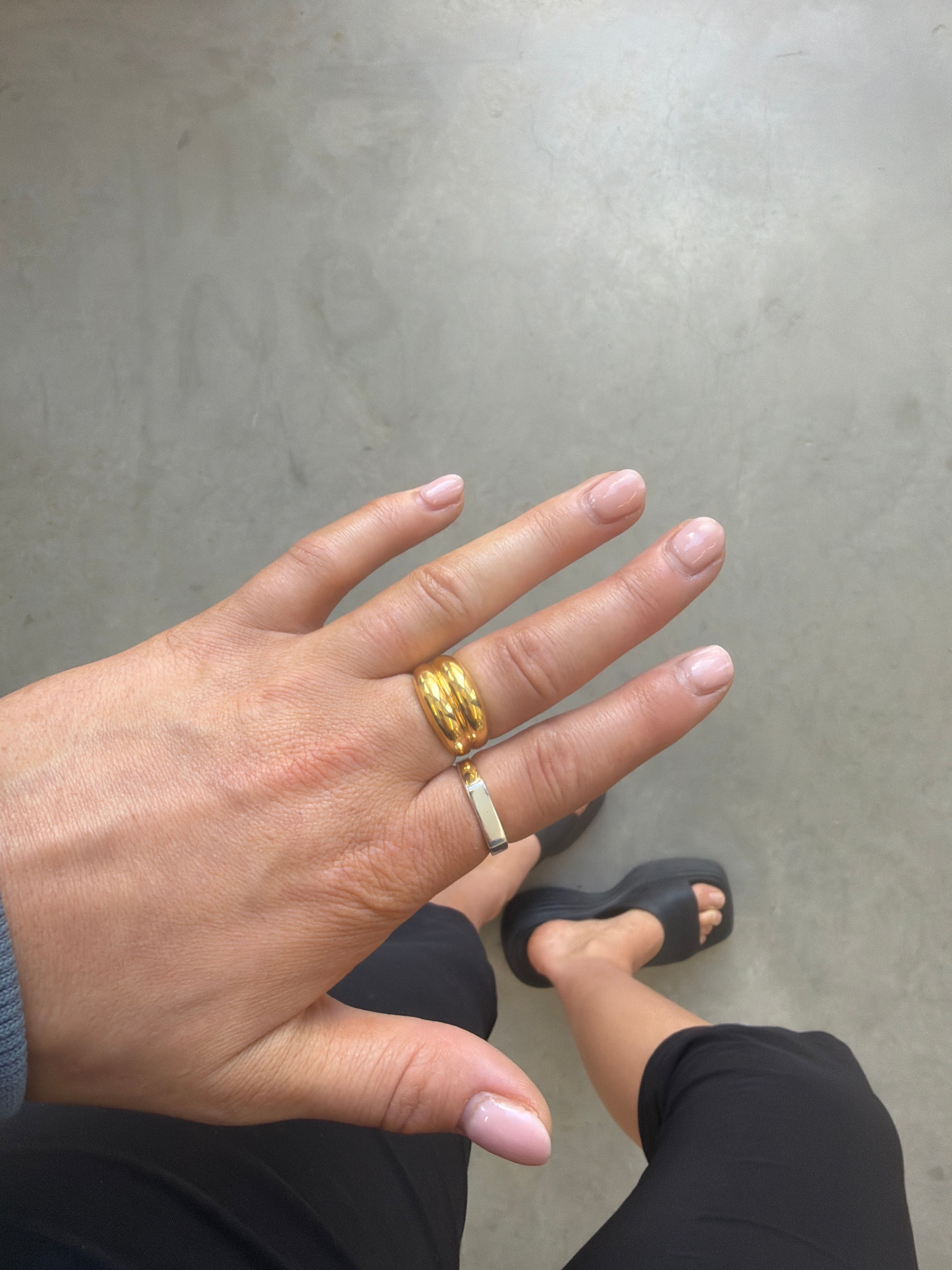 JETT RING - Sterling Silver