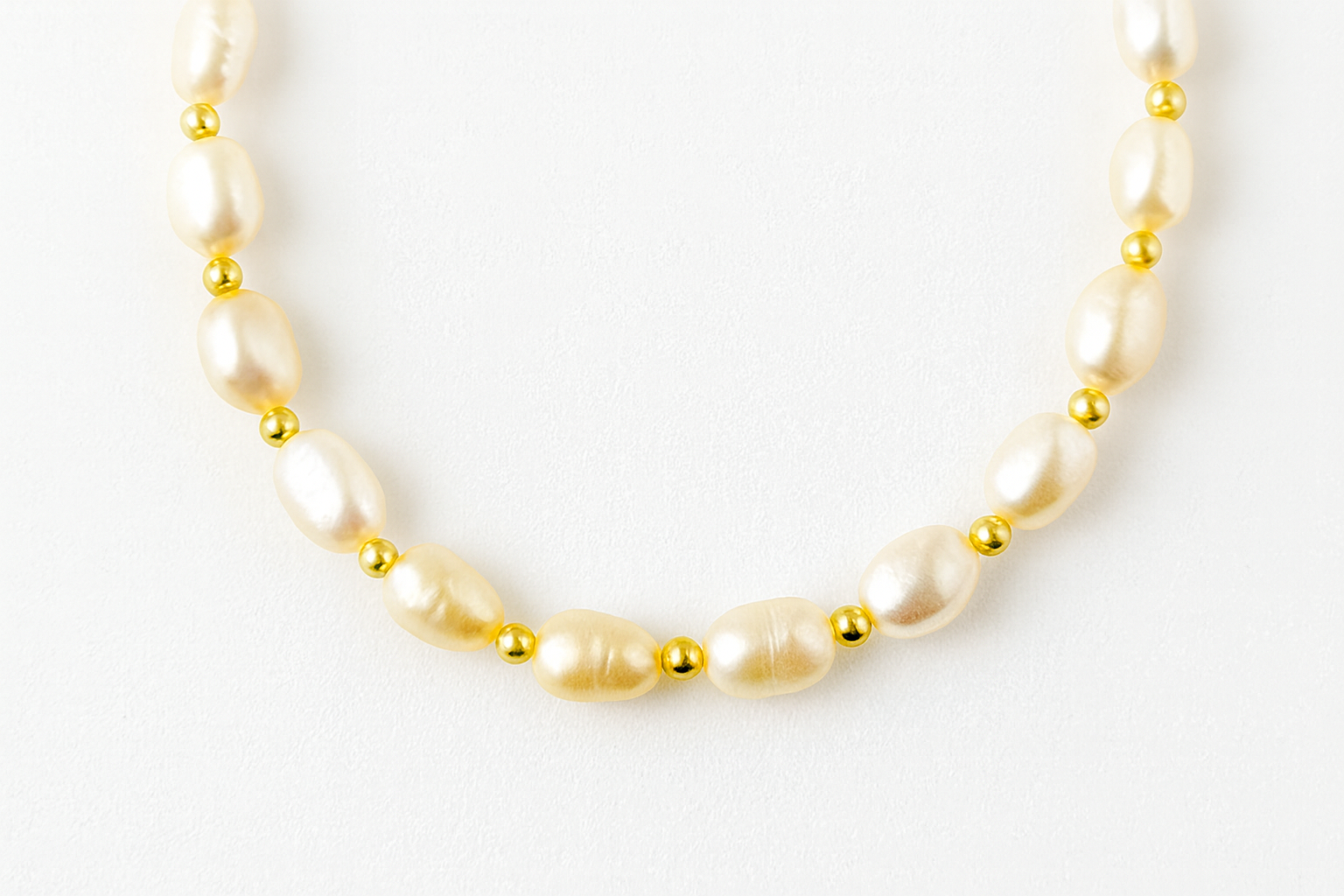 JAYDA PEARL NECKLACE- 14k Gold