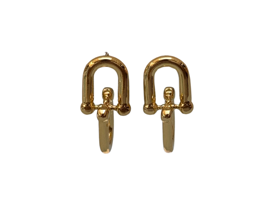 LUVERS - GOLD LINK EARRINGS