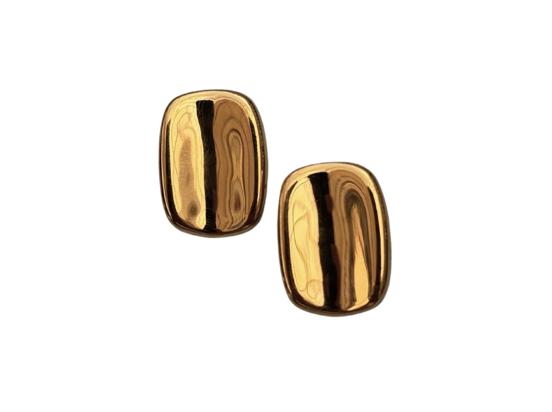 LUVERS - GOLD CURVE STUDS