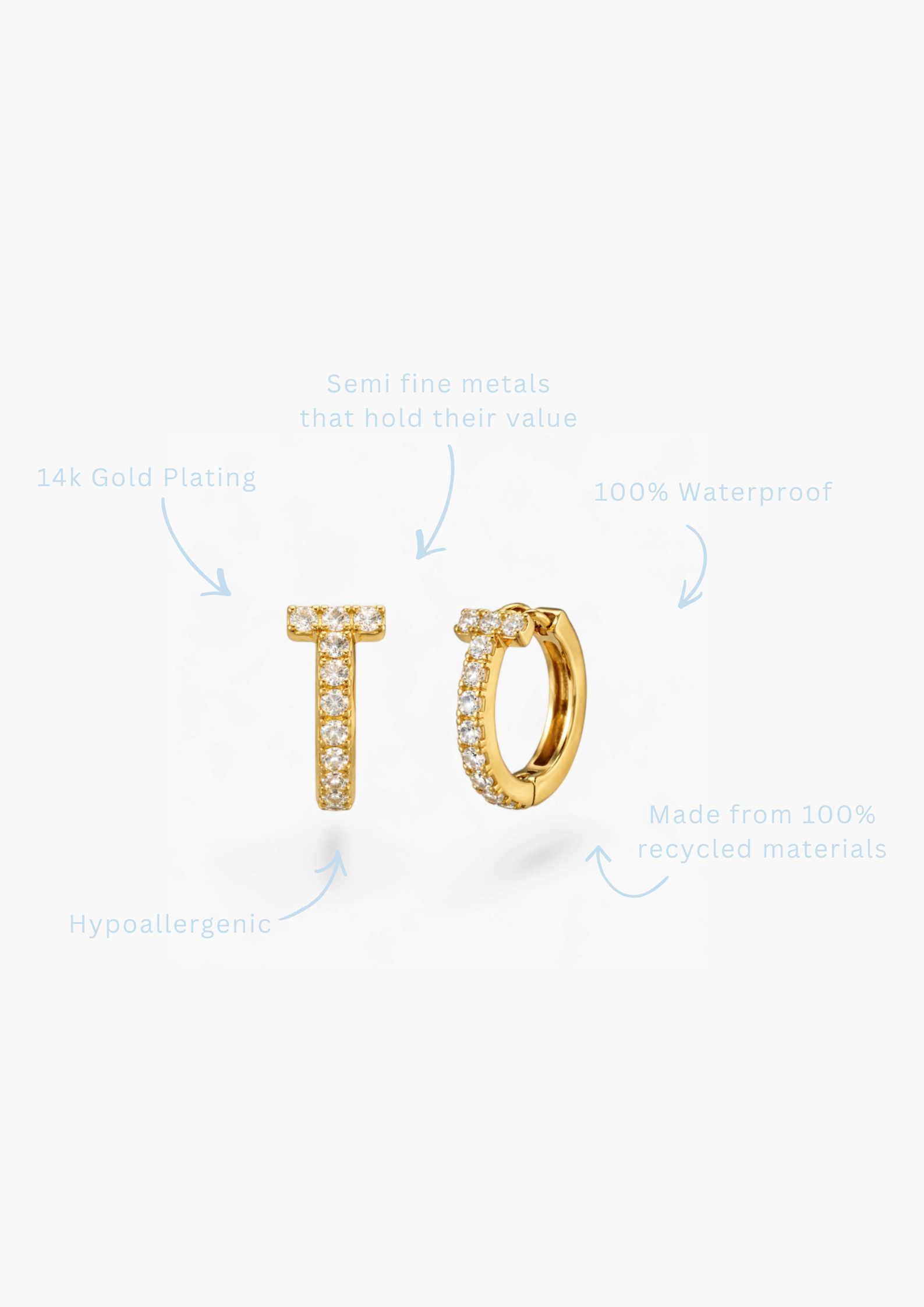 JUNIPER HUGGIES - Waterproof 14k Gold