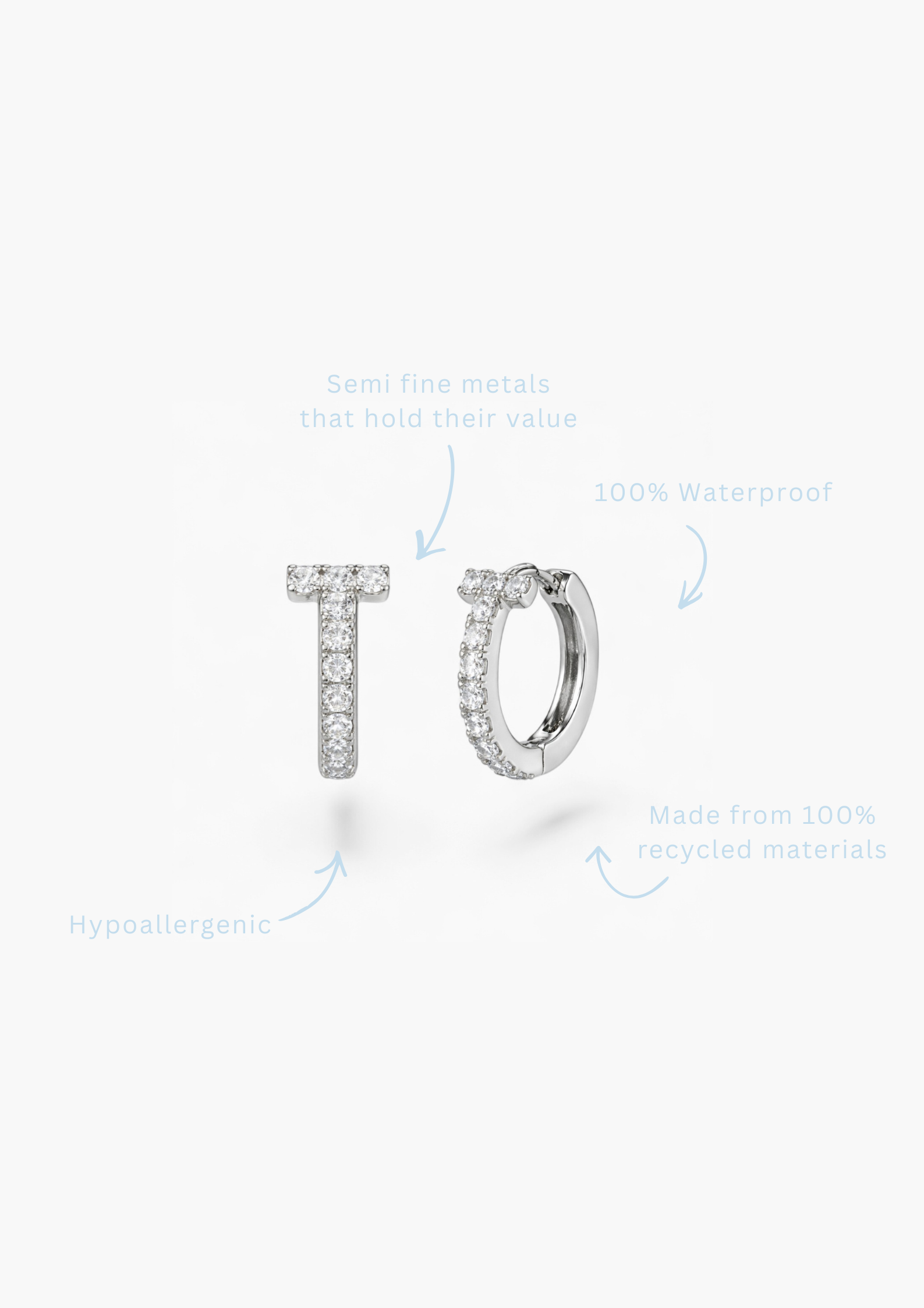 JUNIPER HUGGIES - Sterling Silver