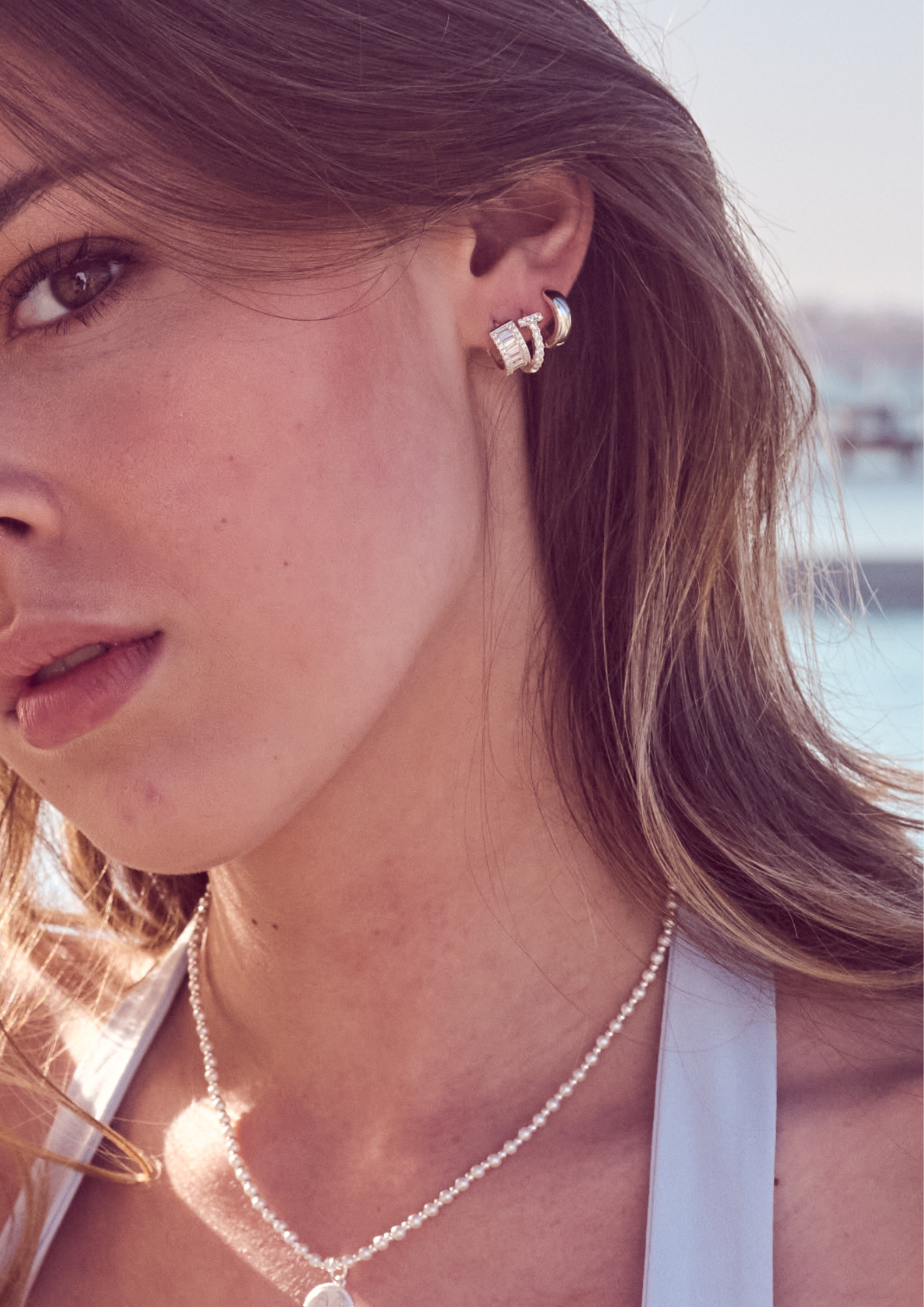 JUNIPER HUGGIES - Sterling Silver