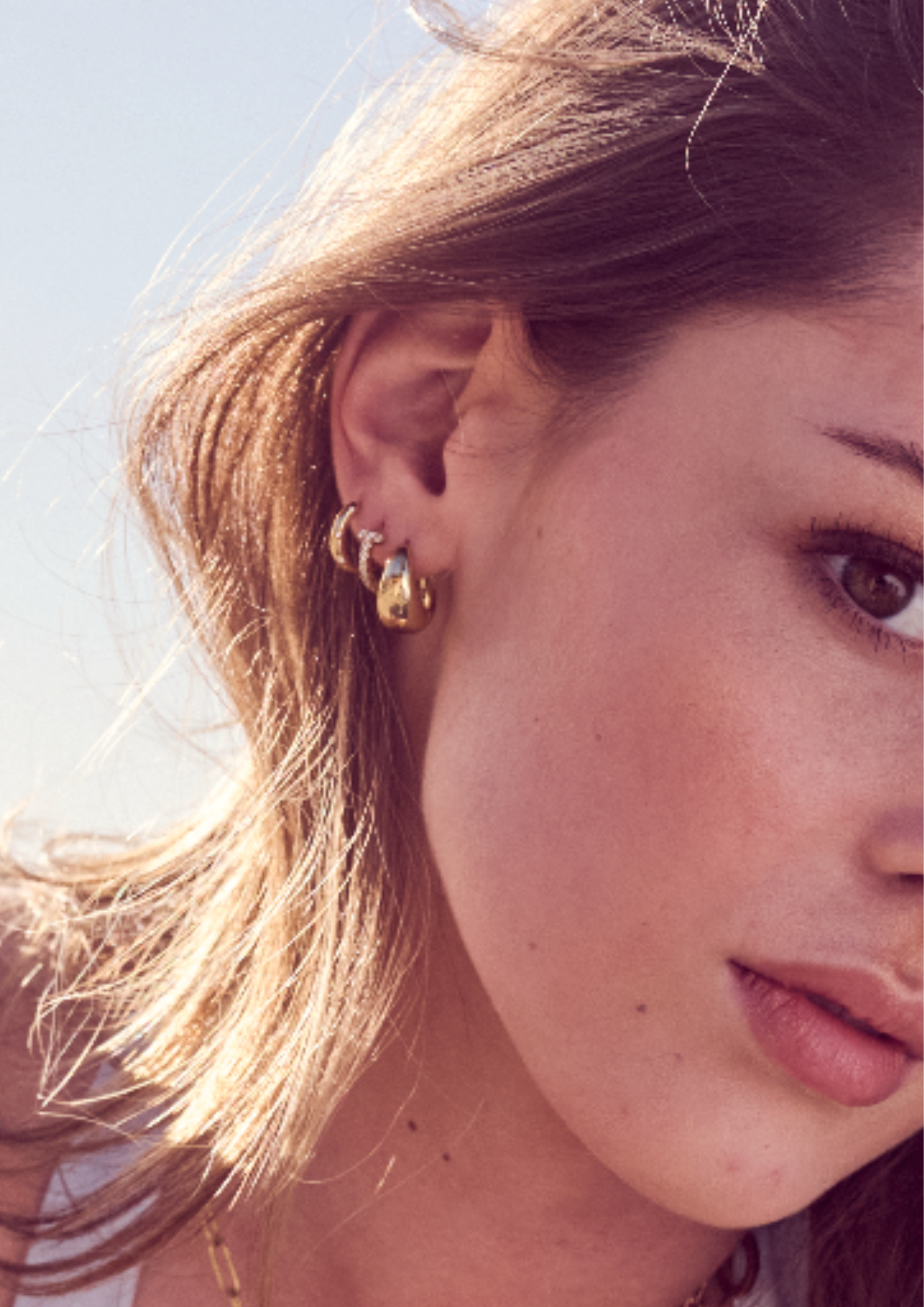 RHEMY HUGGIES - Waterproof 14k Gold