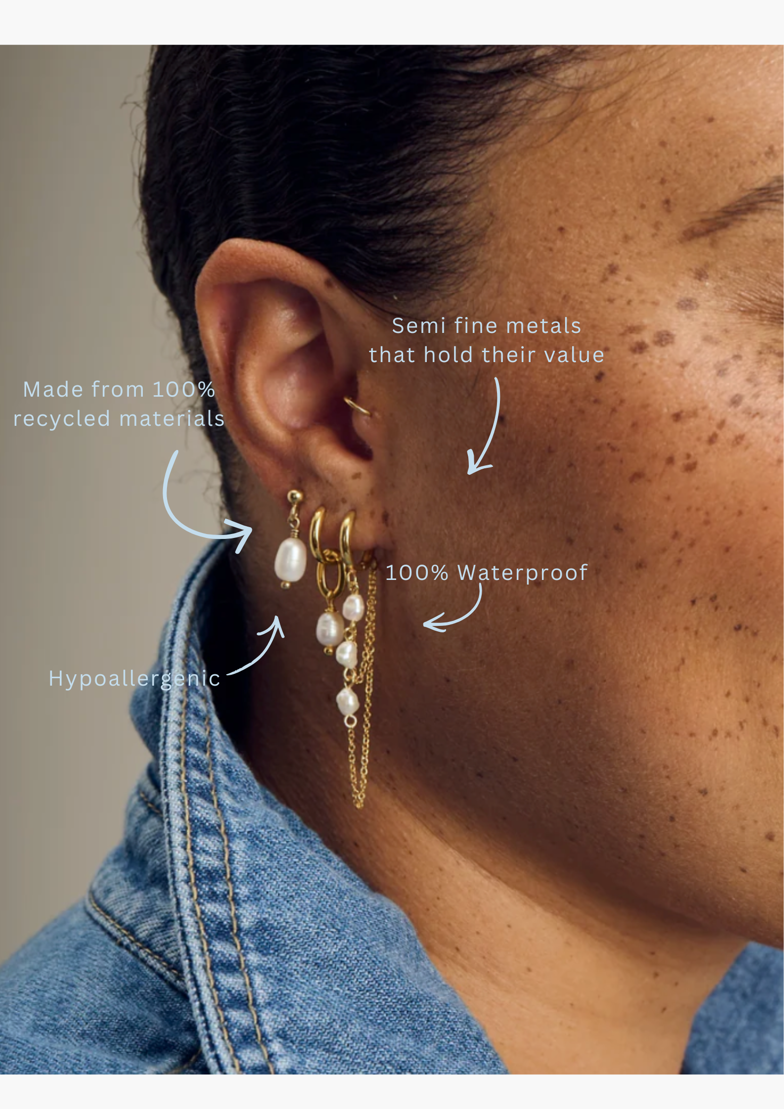 TAMSEN HUGGIES - 14k Gold