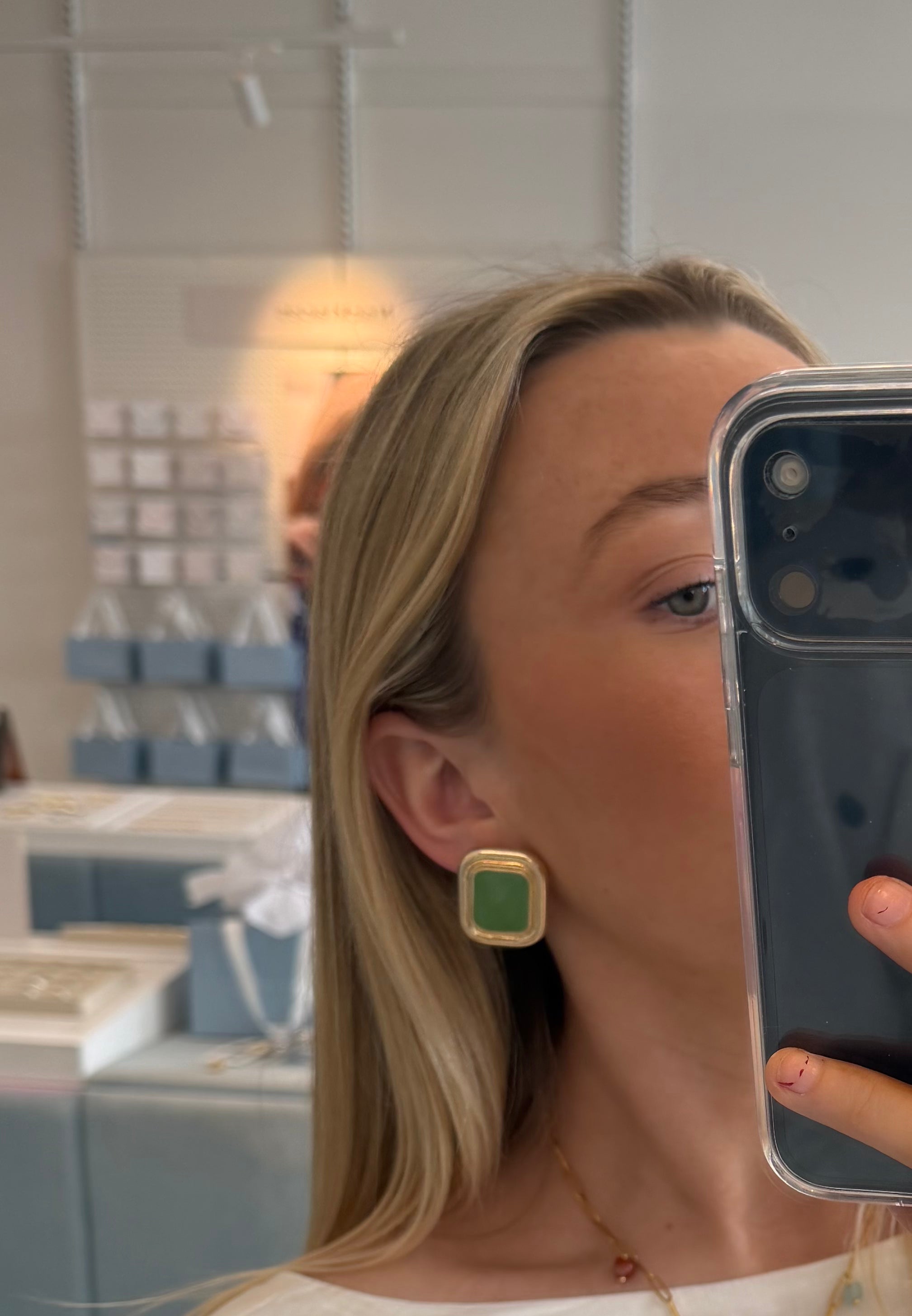 CLEA EARRINGS LUVERS - Matcha