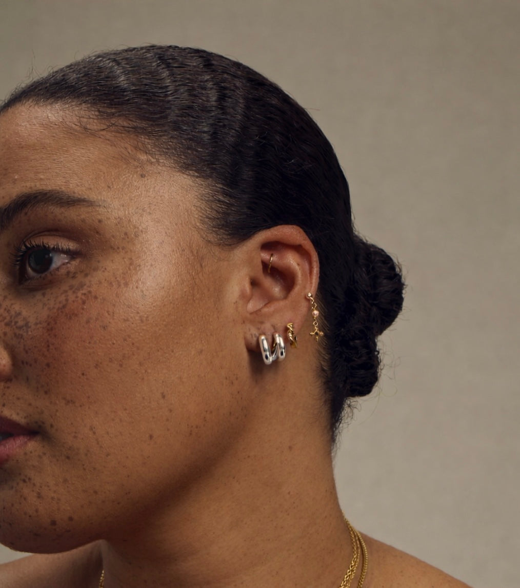 NELLY HOOP | Sterling Silver