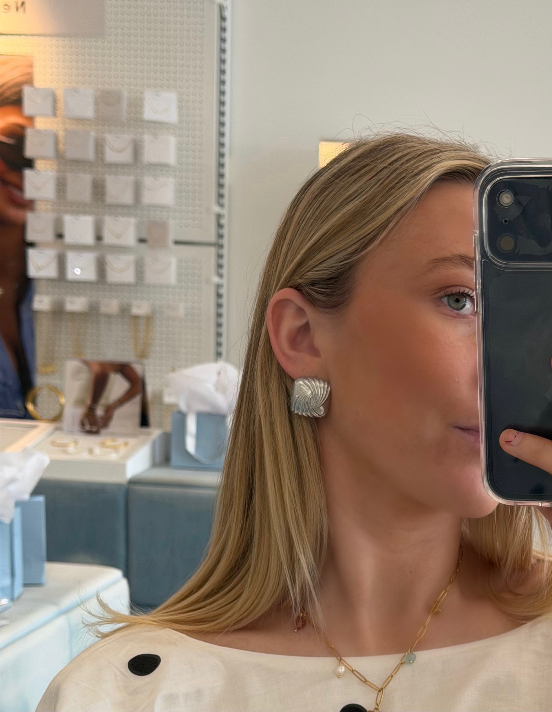 ISABELLE EARRINGS LUVERS - Silver