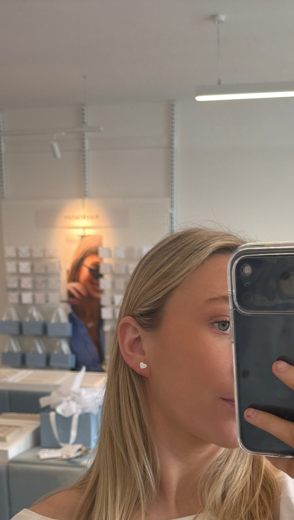 HEART STUD - Sterling Silver