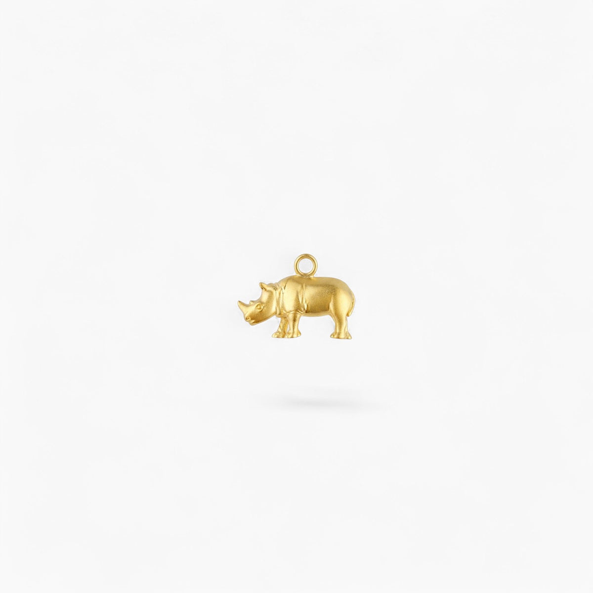 RHINO CHARM - Gold