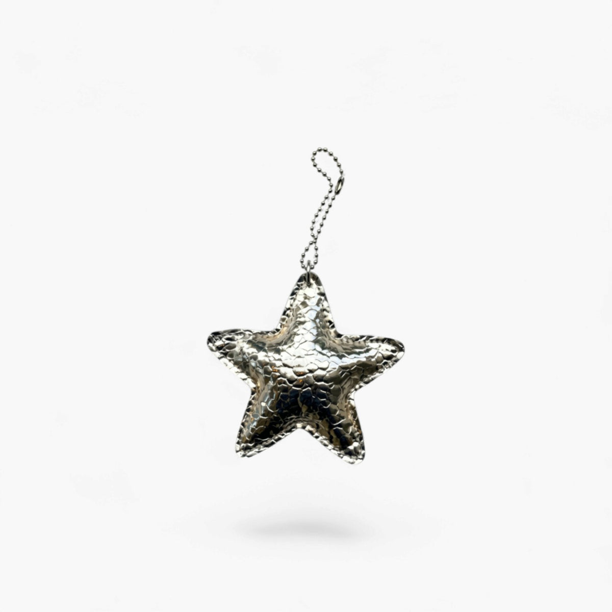 Star Charm Large | Silver Croc