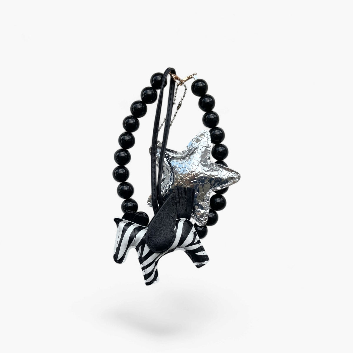 BAG CHARM TRIO | Black Zebra