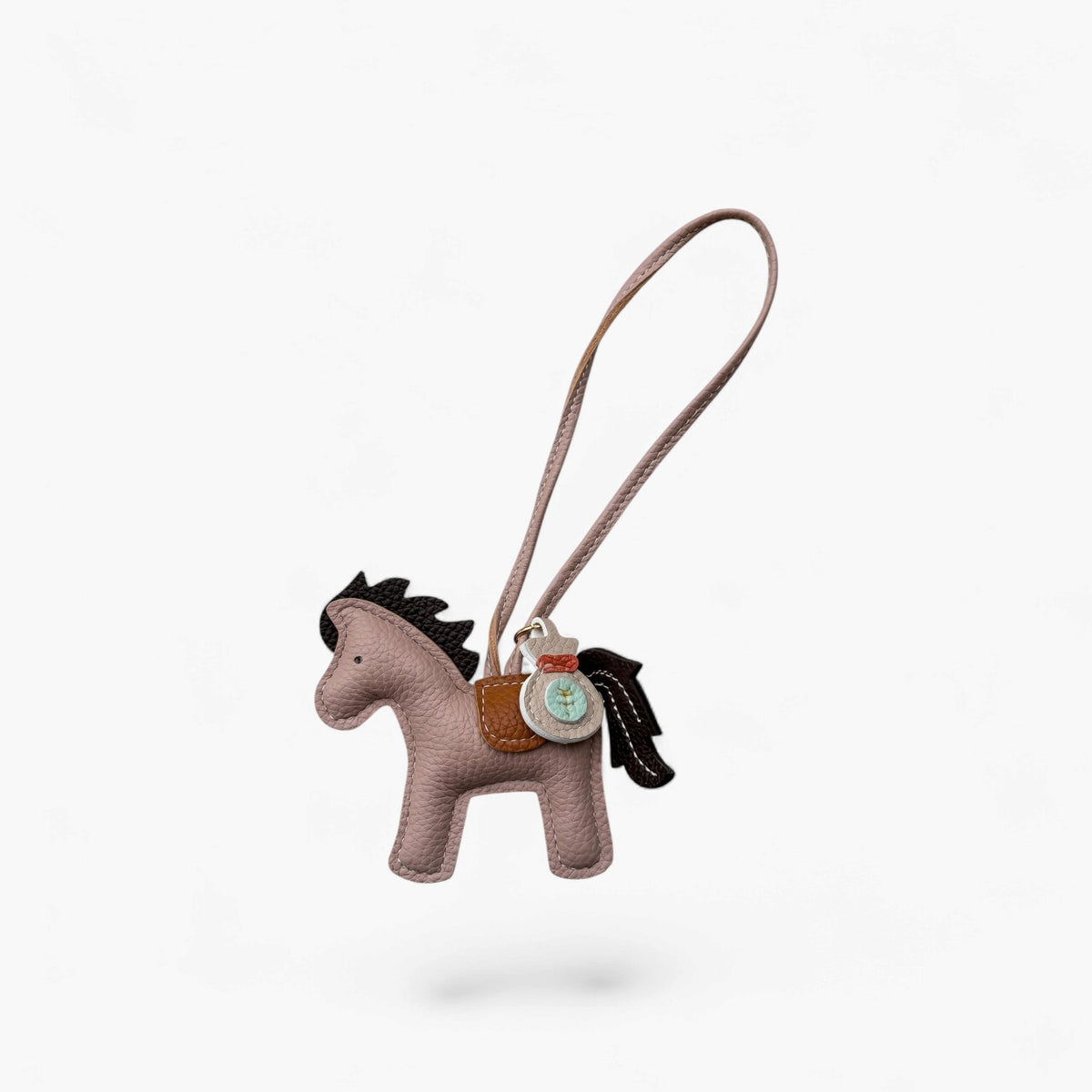 Horse Charm | Blush + Brown