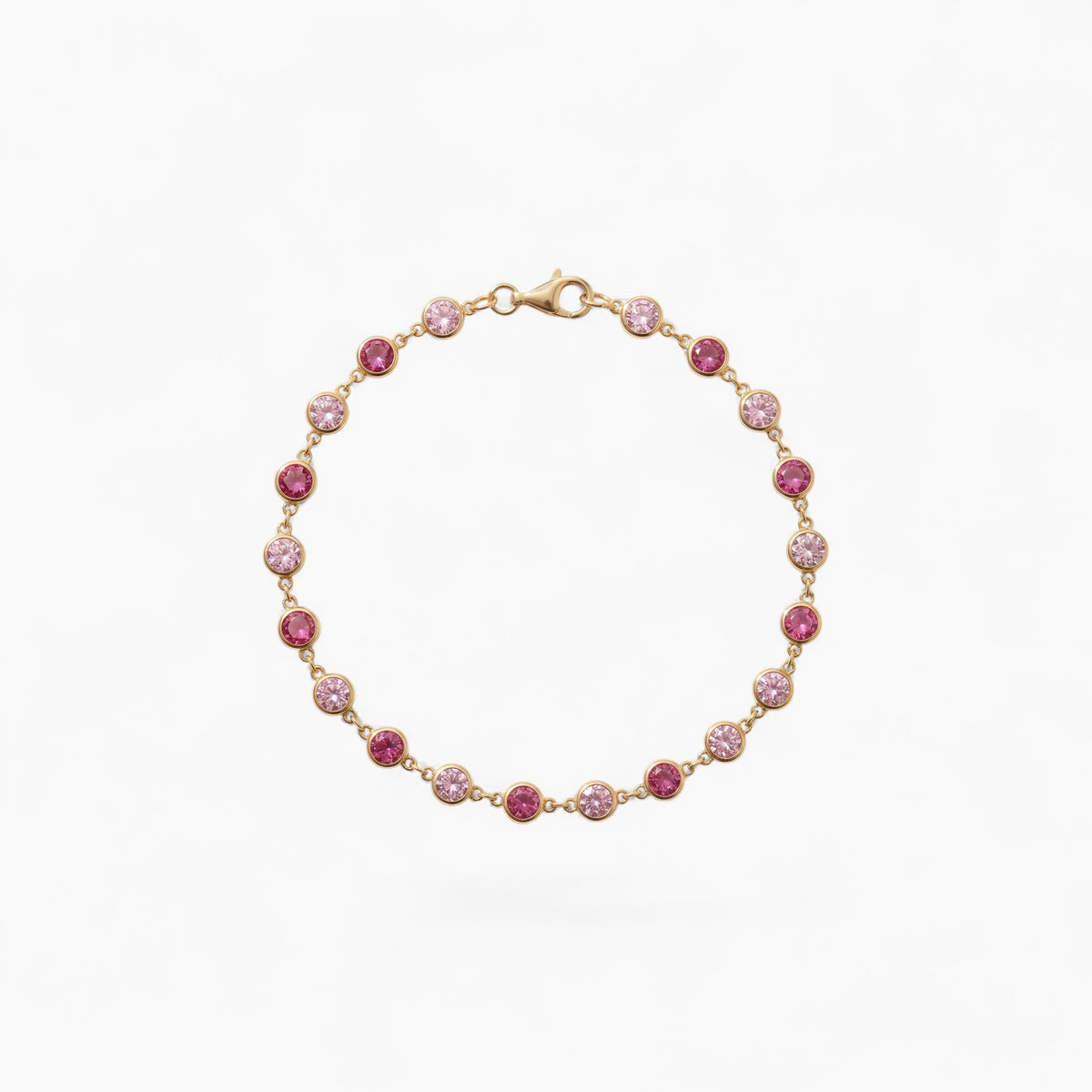 SADIE BRACELET | Pink Stone 18k Gold