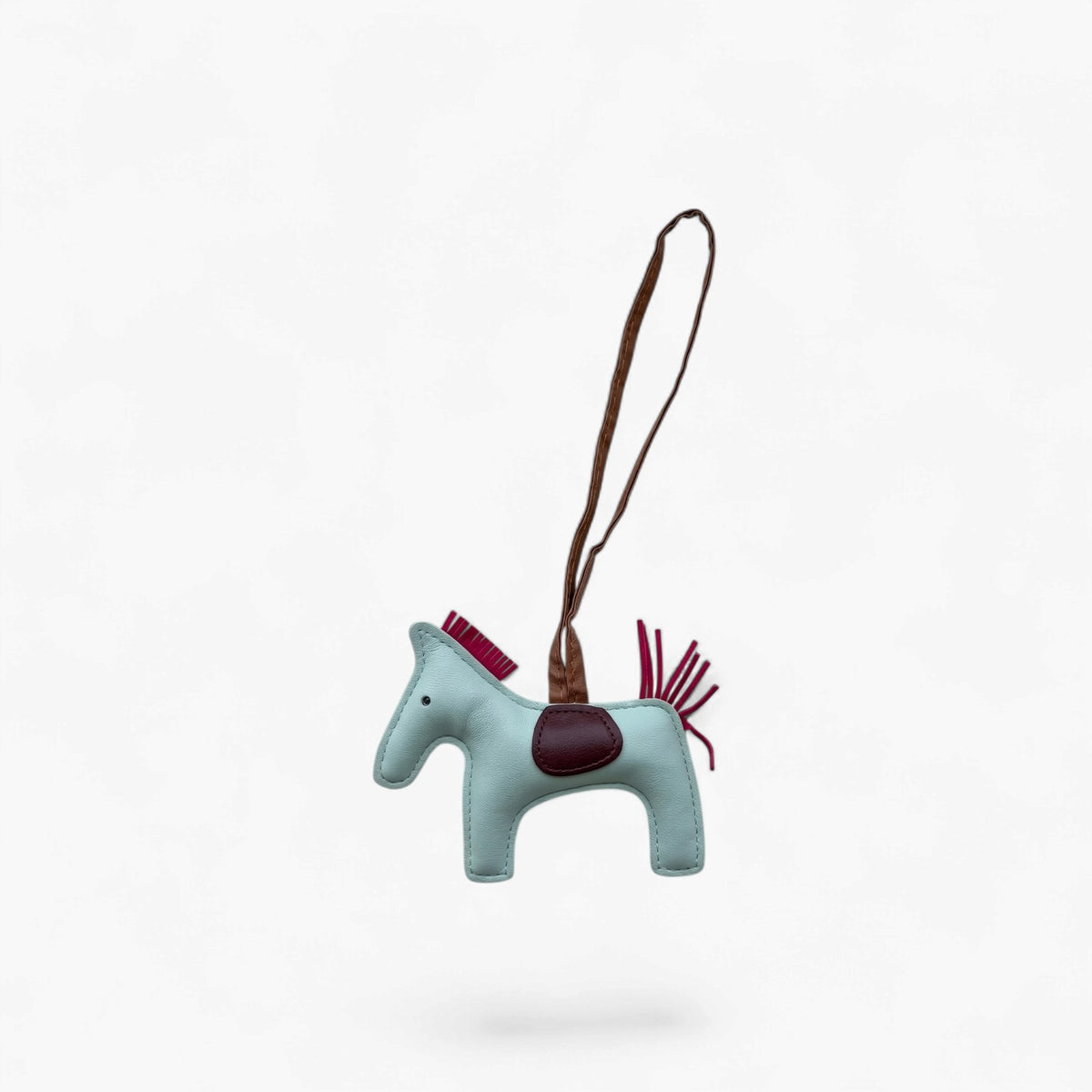 Horse Charm | Mint + Hot Pink
