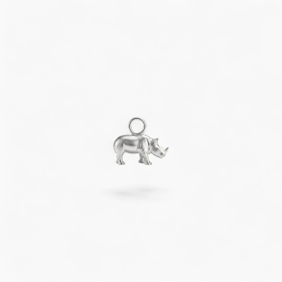 RHINO CHARM - Silver