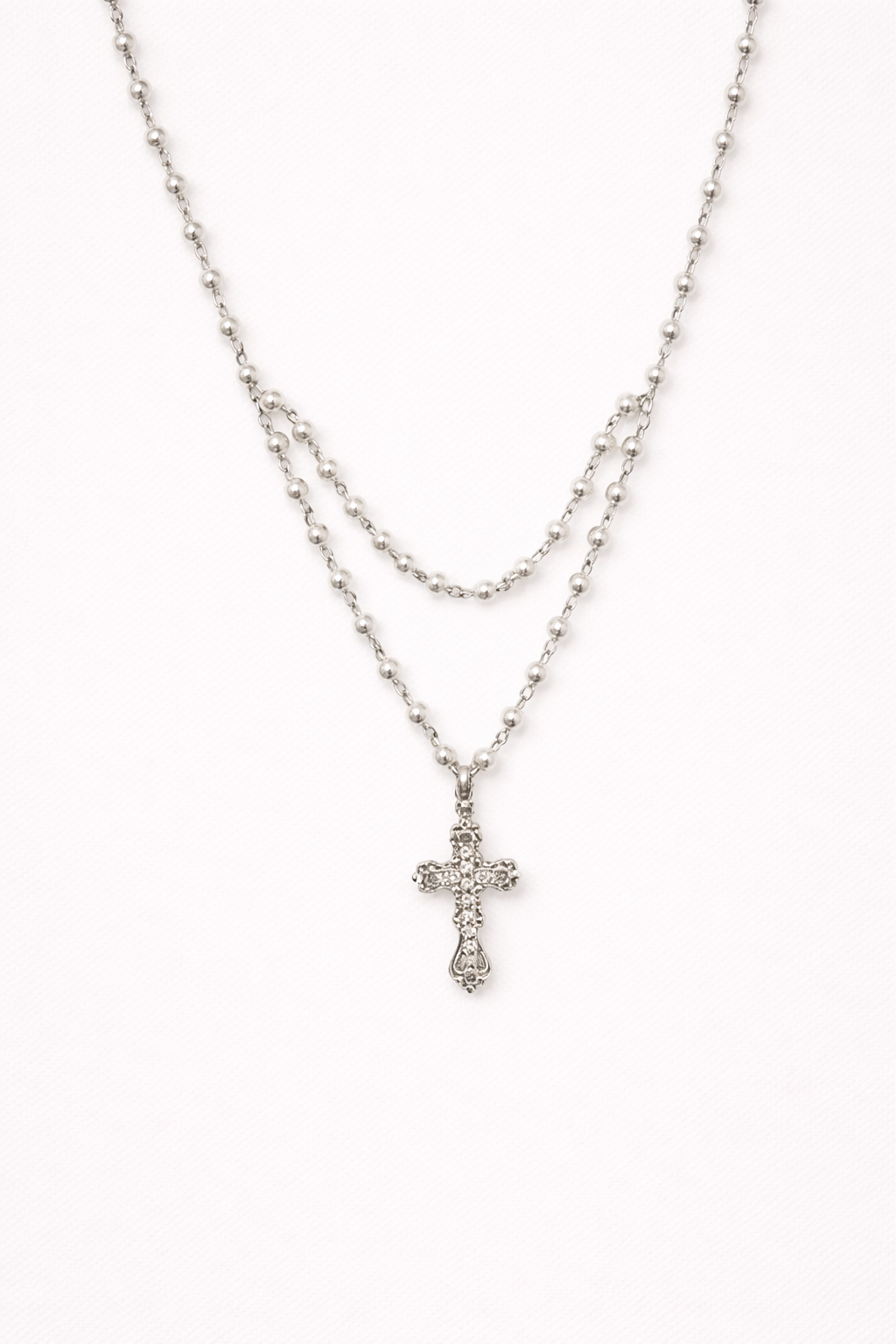 BLAIR NECKLACE - Hypoallergenic Recycled Silverplated