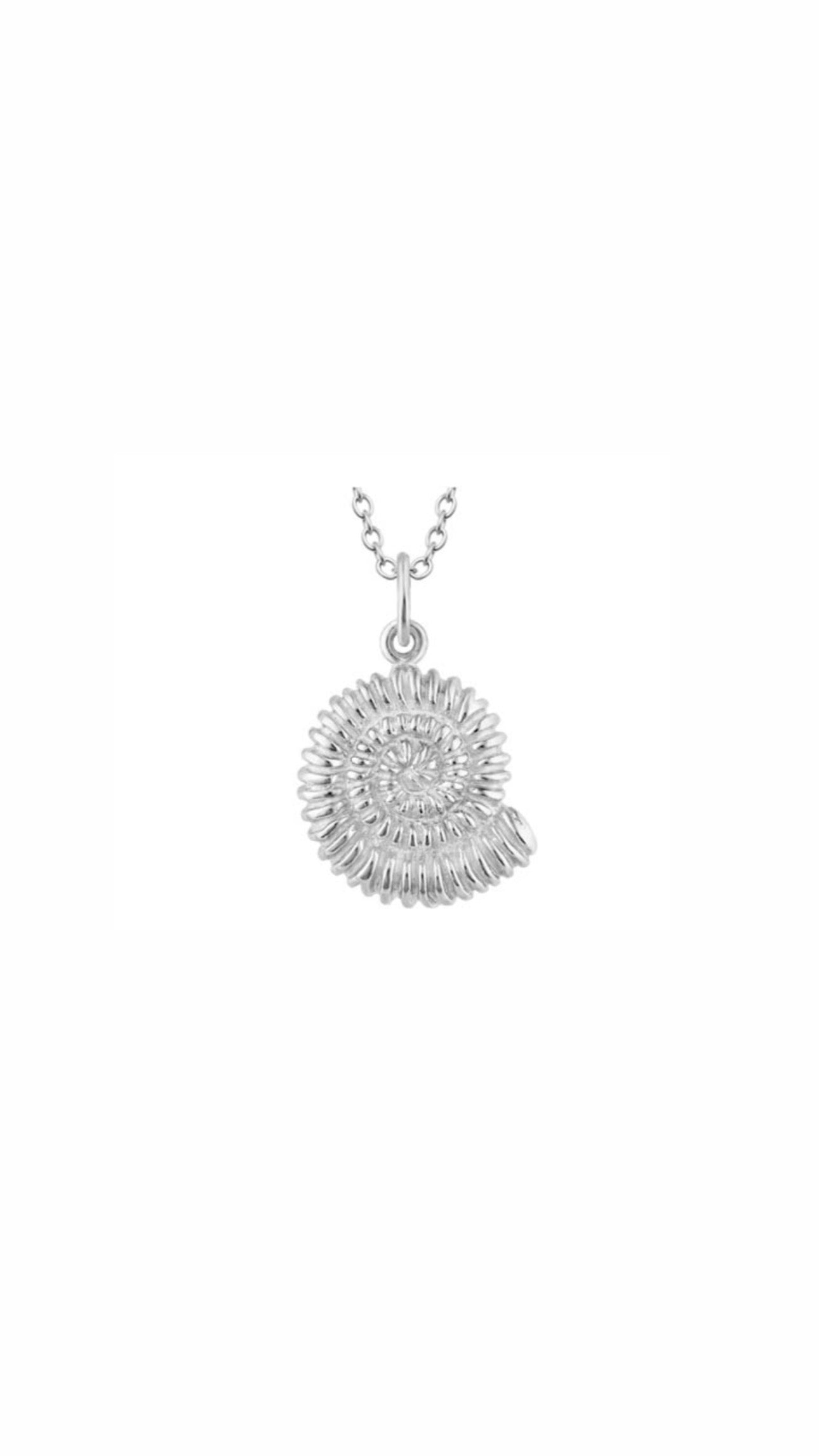 SHELL CHARM - SILVER