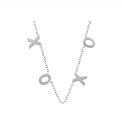 XOXO NECKLACE - SILVER