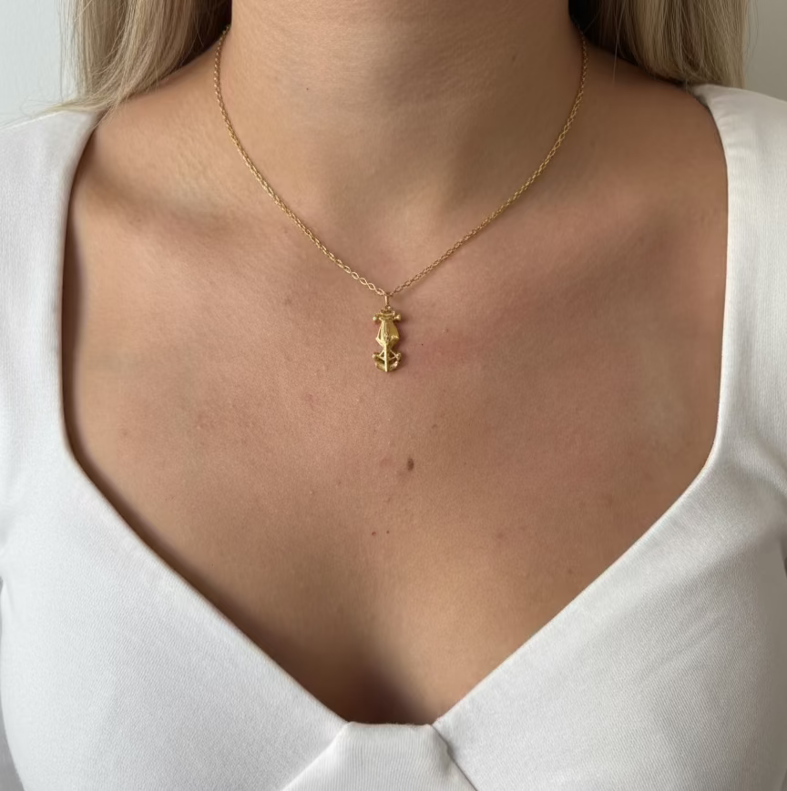 RACE CAR CHARM - 14k Gold