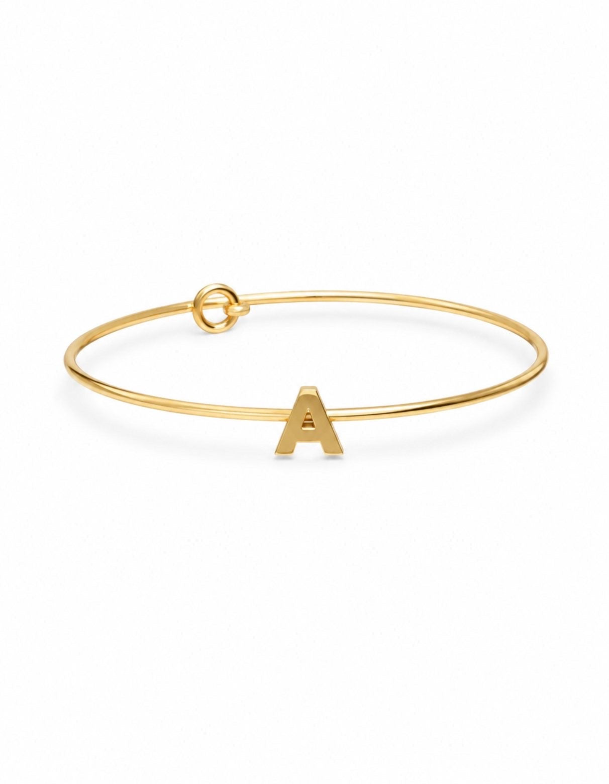 INITIAL BANGLE | 18k Gold