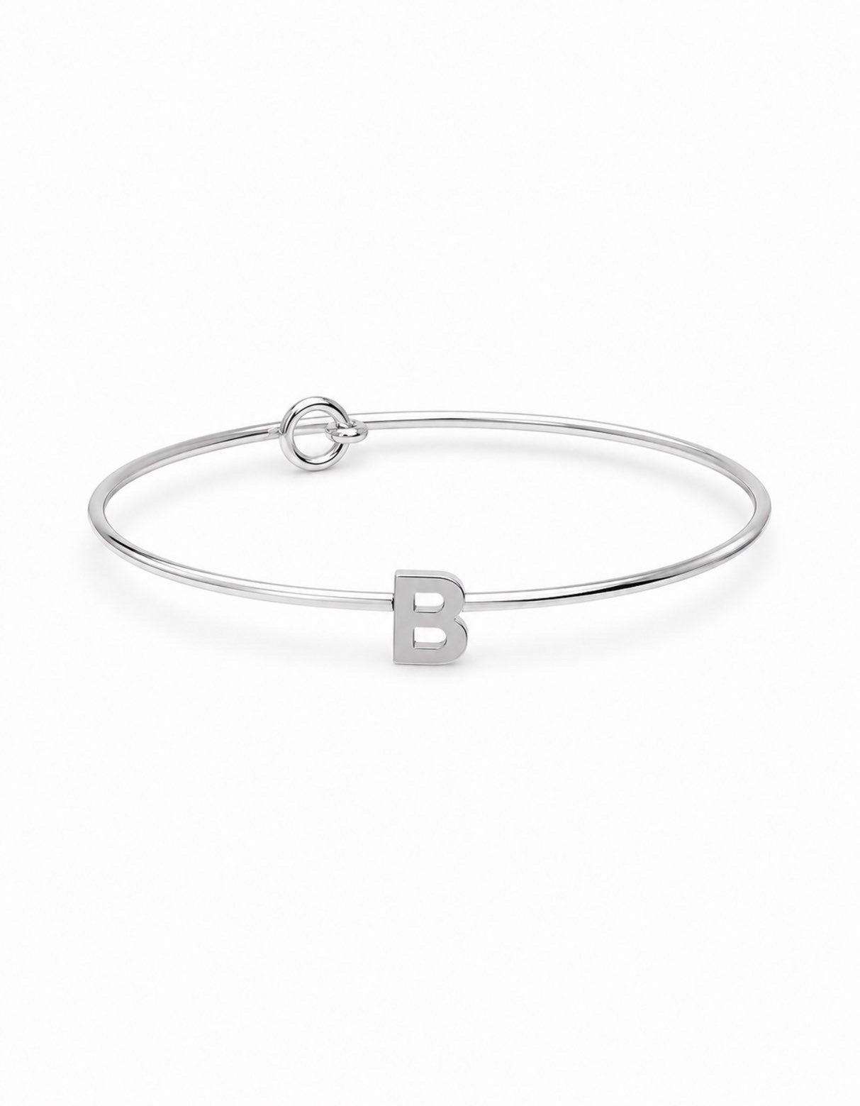 INITAL BANGLE | SILVER