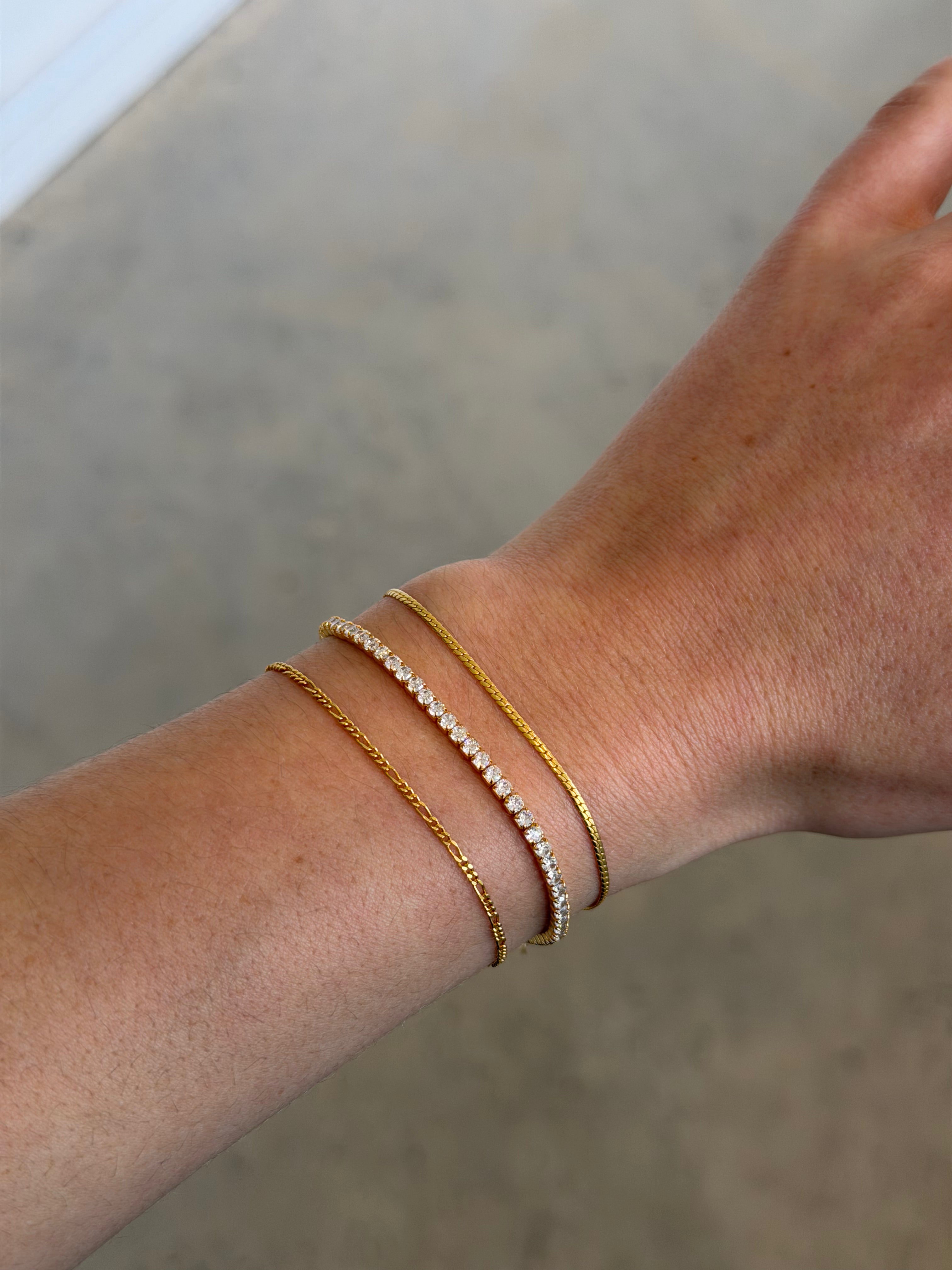 Sorrento Bracelet Set (3) - 14k Gold