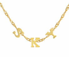 Load image into Gallery viewer, CUSTOMISABLE CHARM NECKLACE- GOLD