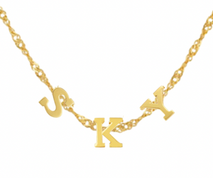 CUSTOMISABLE CHARM NECKLACE- GOLD