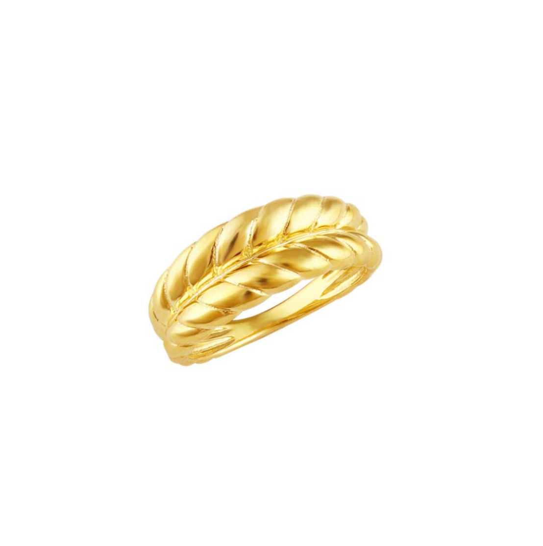 DOUBLE NARRA RING - gold