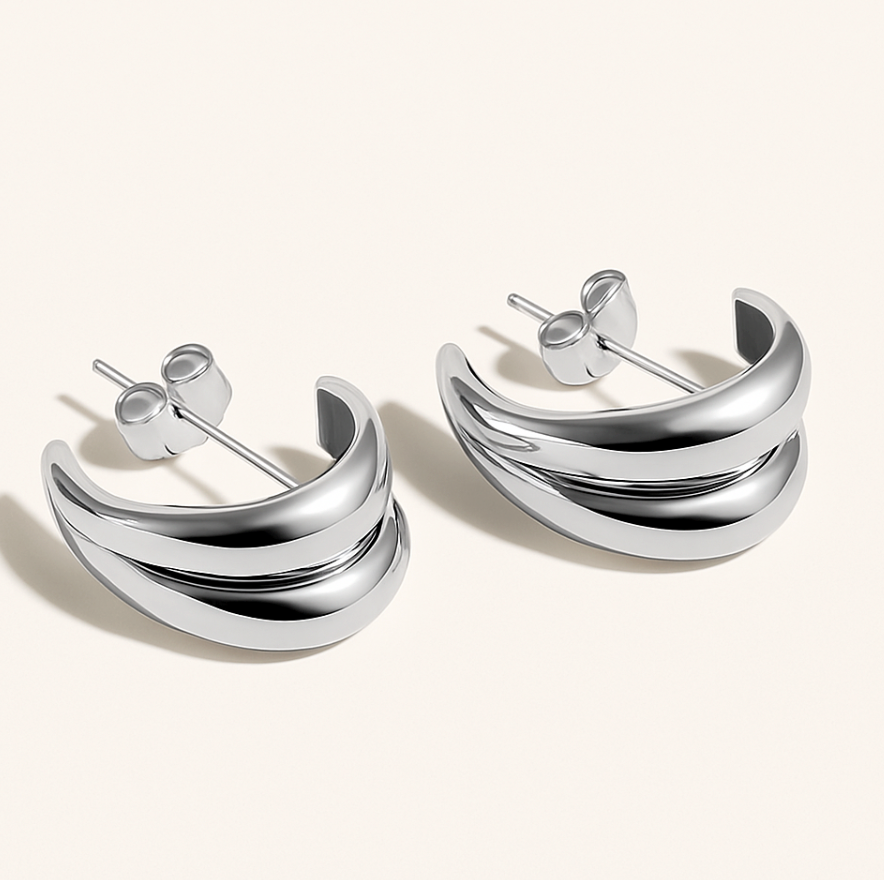 ZADIE EARRINGS - Silver