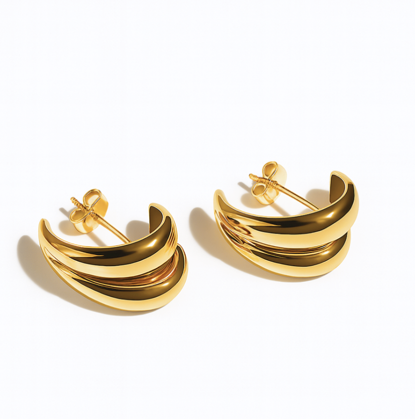 ZADIE EARRINGS - Gold