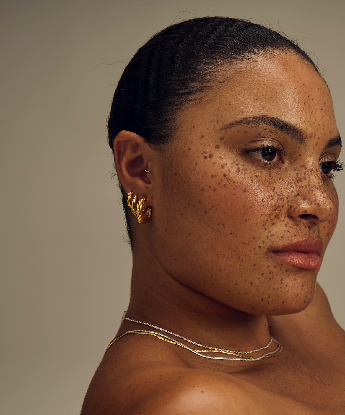 HAZEL HUGGIES - 14k Gold