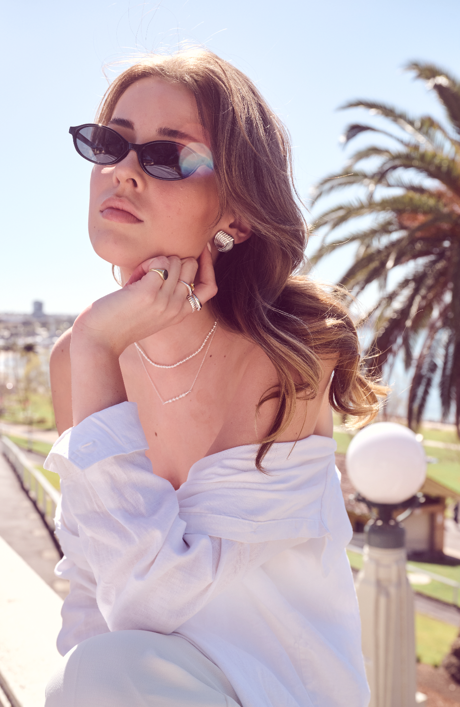 SPIRAL STUDS LUVERS- Silver