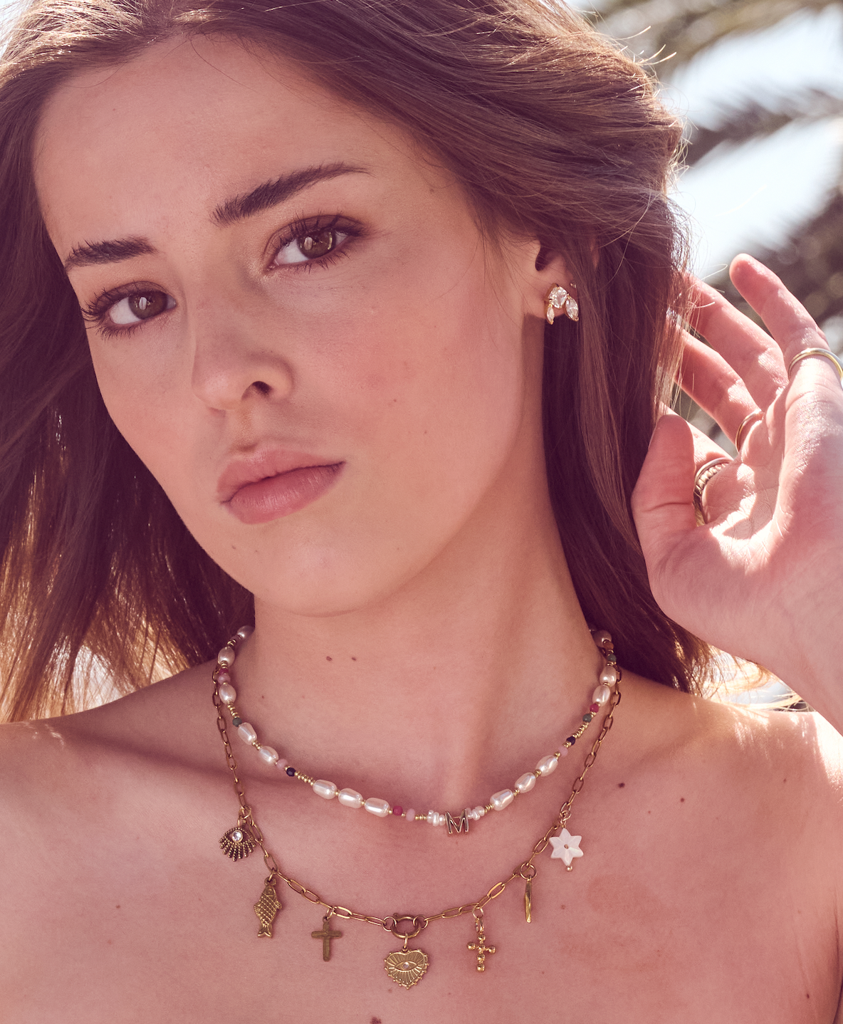 ORION DIAMANTE STUD - Gold