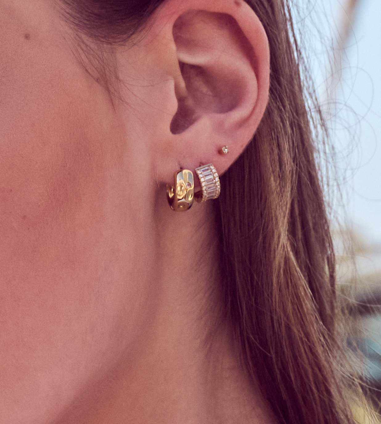 RUMI HUGGIES - Silver