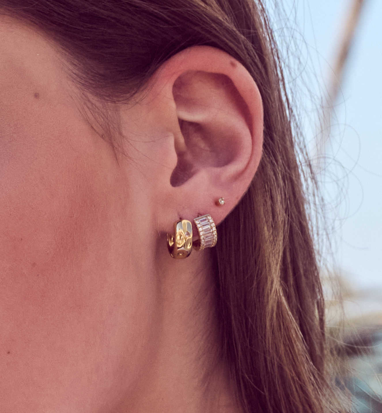 MELANIE HUGGIES - Silver