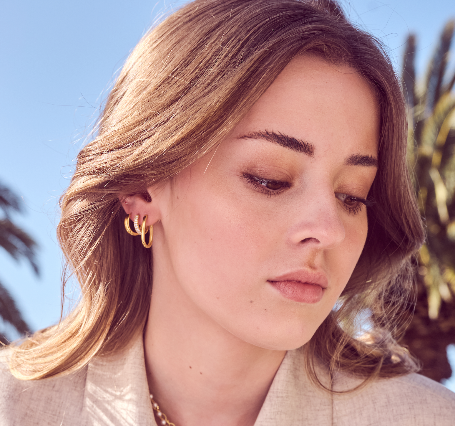 CAMILLA HOOPS - 14k Gold