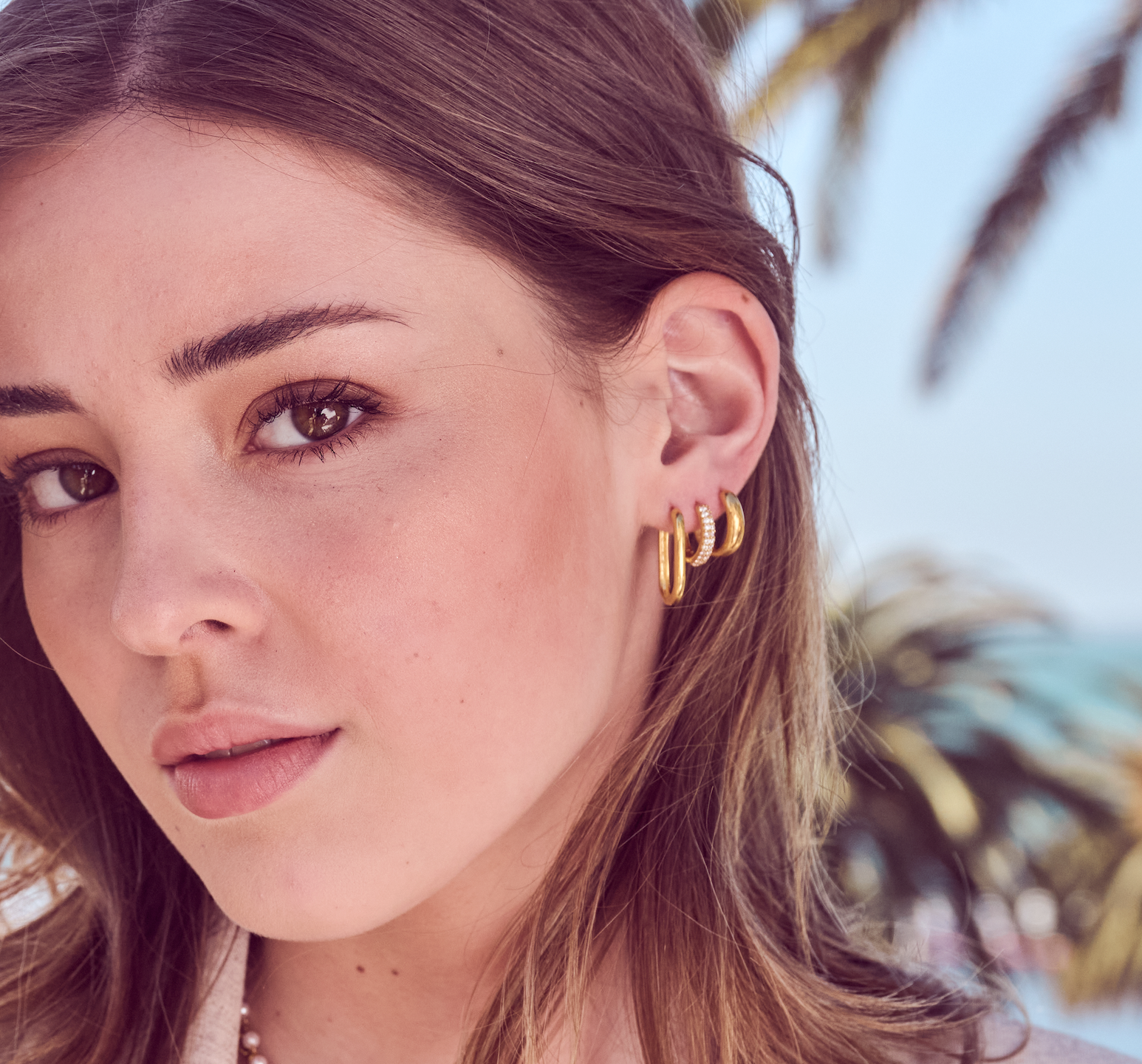 CAMILLA HOOPS - 14k Gold