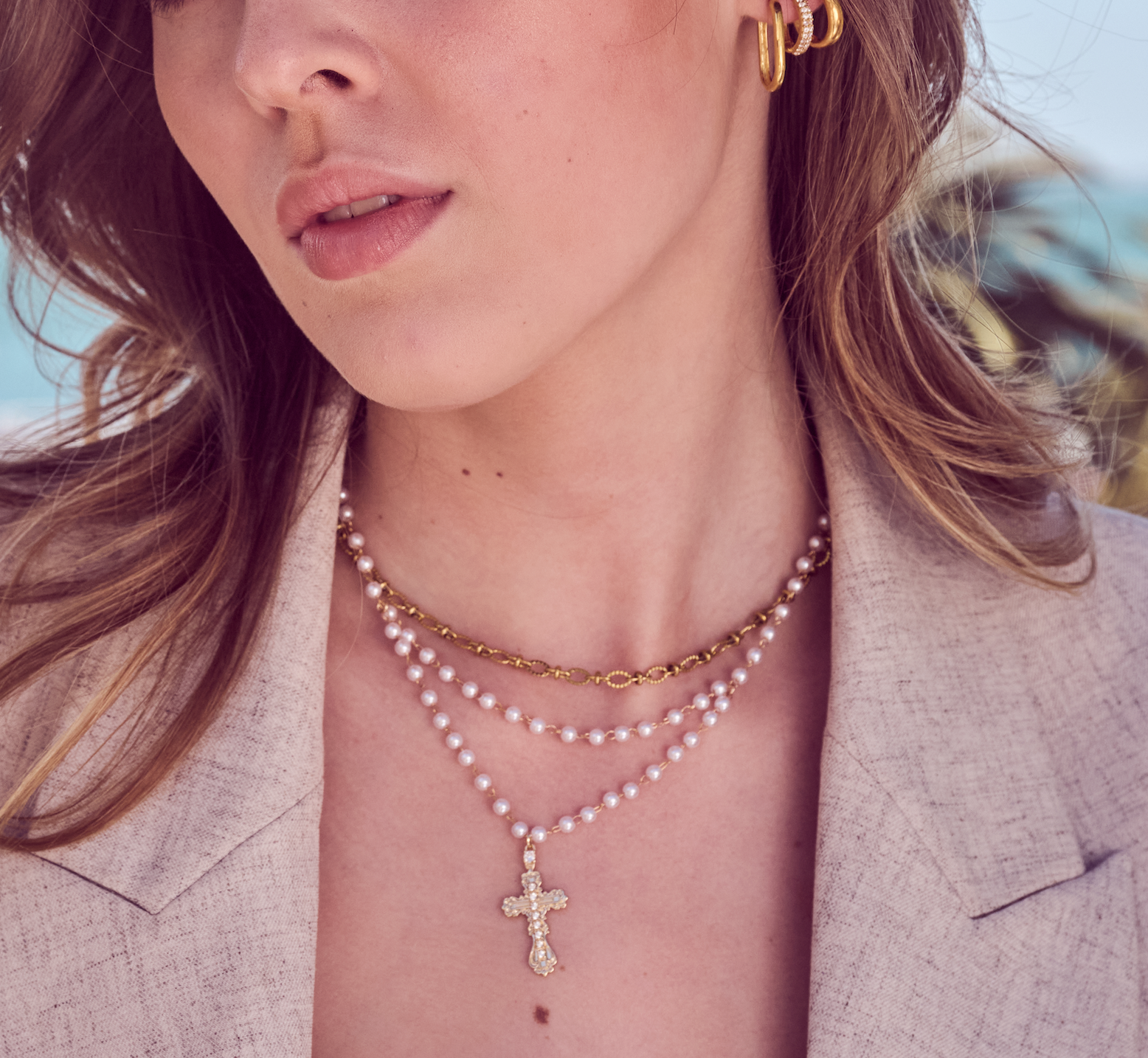 LUVERS FAYE NECKLACE - Gold