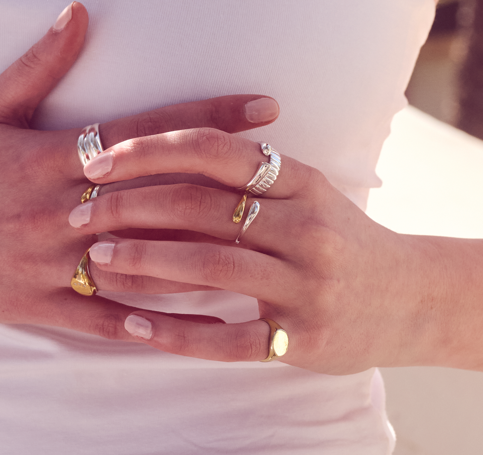 BLAKE TWIST RING - Duo Tone