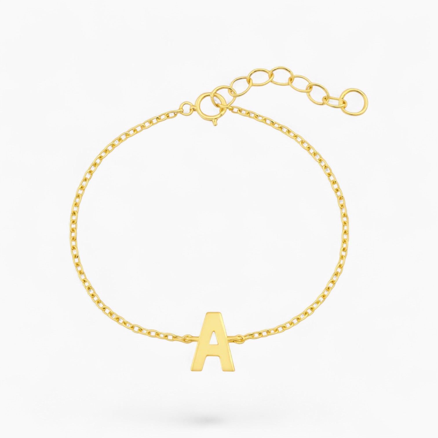 INITIAL BRACELET (A-Z)- 14k Gold