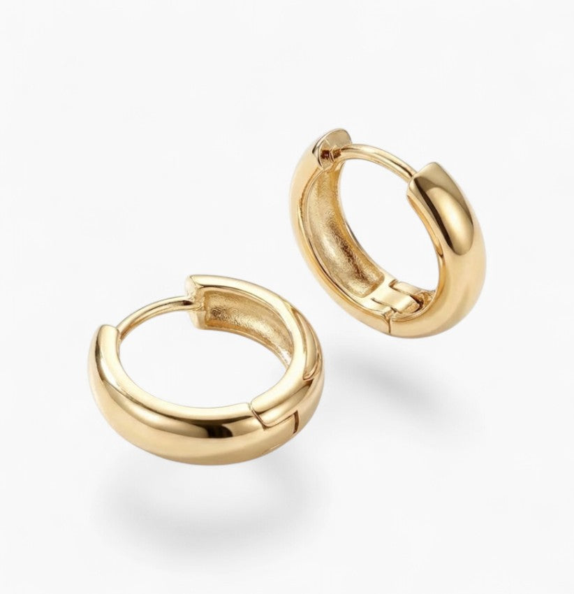FREJA HOOPS - Waterproof Gold