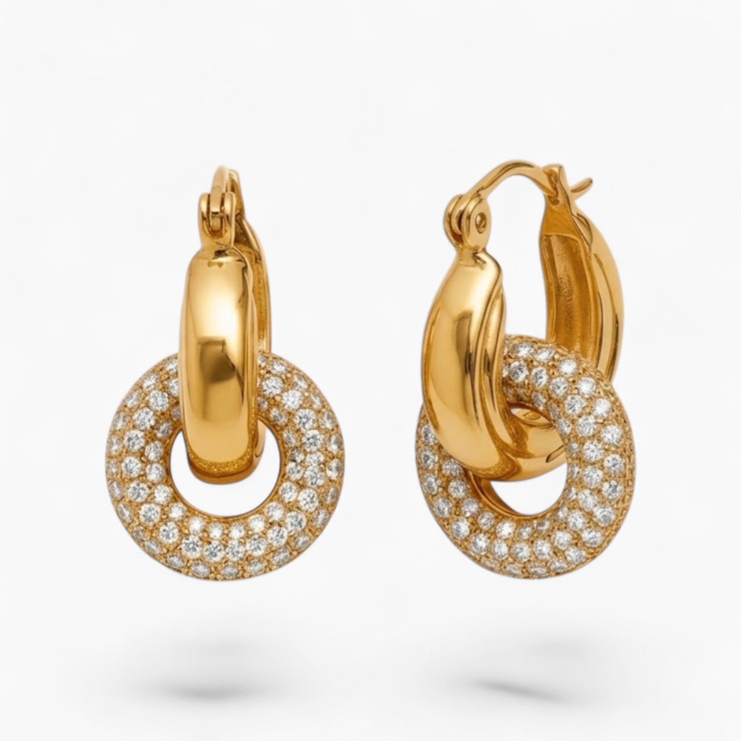 ALICIA LOOP HOOPS - Hypoallergenic 18k Gold