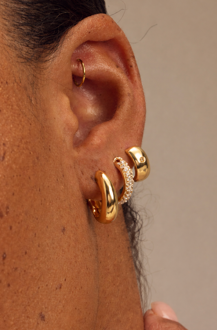 HAZEL HUGGIES - Waterproof 14k Gold