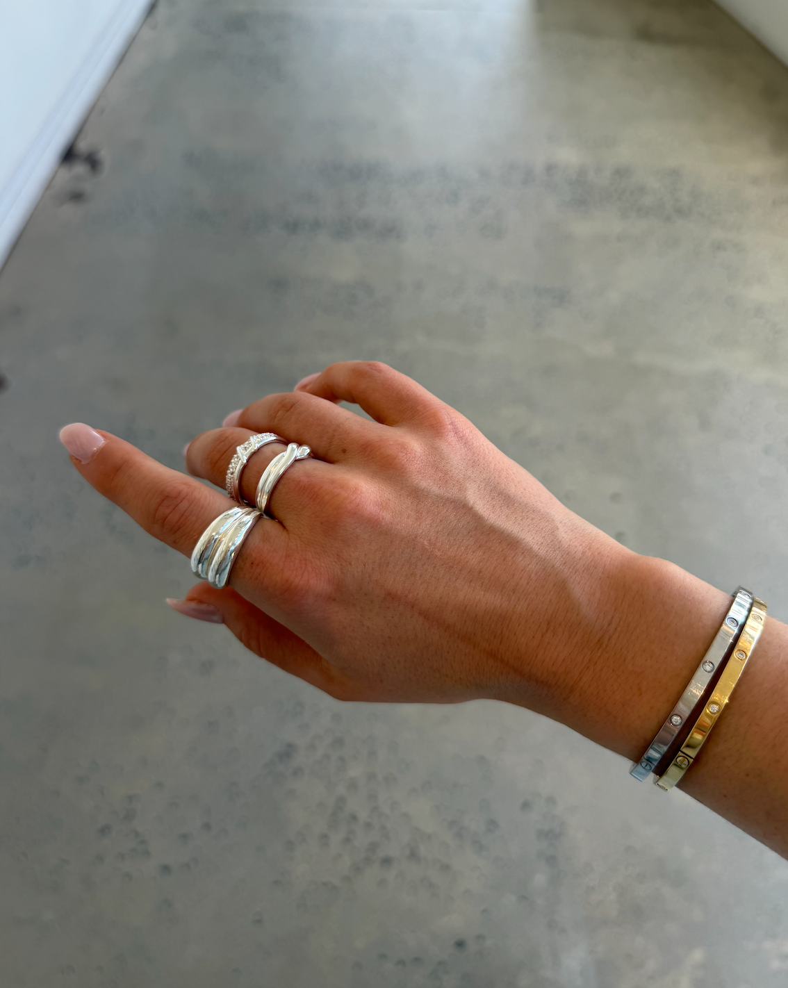 Sundae Ring Set (3) - Sterling Silver